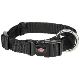 Trixie Premium Halsband Schwarz S–M: 30–45 cm