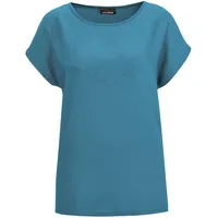 GOLDNER Elegante Viskosebluse mit Glitzer Blau 42