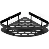 LUSAKA Eckregal schwarz für das Bad