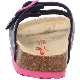 superfit Fußbettpantolette WMS: Mittel Blau/Pink 27