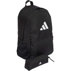 adidas Backpack With Pencil Case Schwarz/Weiß