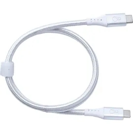 Bachmann Ochno USB-C Kabel gerade 0,7m silber 9200006
