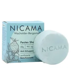 NICAMA Festes Shampoo Wacholder-Bergamotte (Anti-Schuppen)