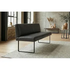 KAWOLA Polsterbank ELEEN Schwarz 123 x 85 x 69 cm