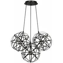 s.luce Atom 3-flg. 30 cm rund Schwarzchrom