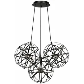 s.luce Atom 3-flg. 30 cm rund Schwarzchrom