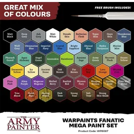 Army Painter Warpaints Fanatic Mega Set 50 18 ml mehrfarbig