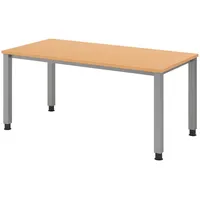 Bümö Schreibtisch Buche, Nachbildung,Buche, Rechteckig, 160x74x80 cm, FSC Mix,