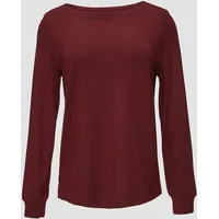 S.Oliver Longsleeve aus Jerseystrick, Damen, rot, 44