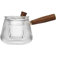 PRETYZOOM Glas Teekanne Mit Sieb Transparente Teekanne Für Losen Tee Blütentee Und Teebeutel 17.00 X 9.50 X 8.50 Cm Für Küche Büro Und Entspannte Teepause