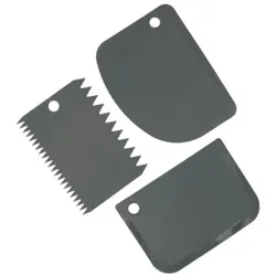 3-teiliges Teigschaber-Set – Perfekt zum Glätten, Schneiden
