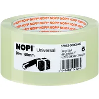 NOPI Packband 50mm x 66m PP transparent Packung mit