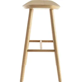 miliboo Barhocker helles Holz H65 cm (2er-Set) DEMORY