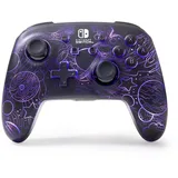 PowerA Enchanced Galactic Vortex Drahtloser Gamepad Für Nintendo Switch - Black / Purple