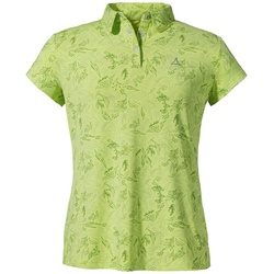 Schöffel Poloshirt SCHÖFFEL Polo Shirt Sternplatte L Grün grün 44