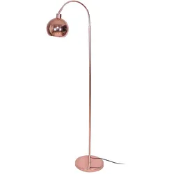Stehlampe Lovech Metall Stehleuchte Wohnzimmer Lampe Leuchte Kupfer Optik