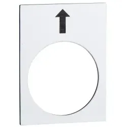 Schneider Electric ZB2BY4951 Bezeichnungsschild, 30x40mm, weiß, Heben, langsam - 10 Stück