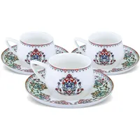 KARACA Espressotasse 0,09 l Rot 6 St.