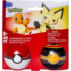 MATTEL MEGA Pokéball Collection Glumanda, Pichu