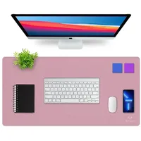 K KNODEL Schreibtischunterlage Upgrade Schreibtischunterlage 80cm x 40cm PVC-Leder rosa