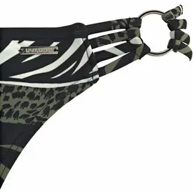 Bruno Banani Bügel-Bandeau-Bikini Damen Grün/Mehrfarbig 42 Cup B