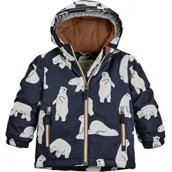 Skijacke "FISW 30 MNS SKI JCKT", Kinder, Gr. 98/104, blau (dunkelblau), 100% Polyester, FIRST INSTINCT BY KILLTEC, sportlich, Jacken
