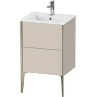 Duravit XViu Waschtisch-Unterschrank XV44590B191 51x42x59,4cm, 2 Auszüge, stehend, champagner