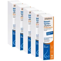 Nasenspray ratioph o. Kons. Erw. Set 5X10 ml