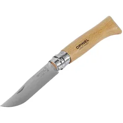 Opinel Tradition N°08 - Klappmesser - 8.5 cm - kleine schwarze Striche, Grifffar...