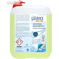 Schilling's gastro Waschmittel Flüssig 5 Liter Universalwaschmittel Flüssigwaschmittel Vollwaschmittel flüssig für Weiße, Schwarze und Bunte Wäsche (Frischetraum)