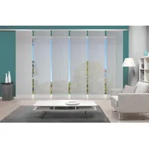 VISION S Schiebegardine VISION S "6ER SET ROM" Gr. 1, grau, B:60cm H:260cm, Polyester, Gardinen, HxB: 260x60, Schiebevorhang 6er Set Uni