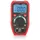 VELLEMAN Digitalmultimeter, LCD-Anzeige, CAT III/600 V, geeignet für die Messung von AC/DC-Spannung, Widerstand, Temperatur, Transistoren, Dioden und Durchgang, Batterietest, Taschenlampe,