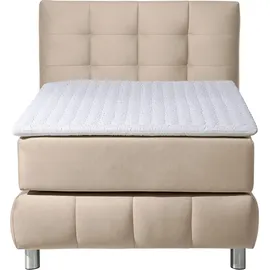 Andas Boxspringbett »Salo« incl. Topper, 6 Breiten, 2 Härtegrade, TFK auch in Härtegrad 4 beige