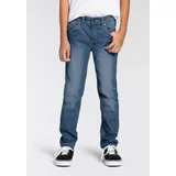 delmao Stretch-Jeans Blau 158