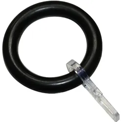 Gardinia Gardinenringe Vorhangringe Clips für Ø bis 28 mm schwarz