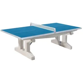 Sport-Thieme Tischtennisplatte ""Premium"", Blau, Kurzer Fuß, freistehend
