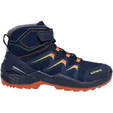 Lowa Maddox Warm GTX Mid JR Wanderschuh Blau - 40