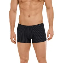 SCHIESSER Shorts gestreift Long Life Soft Pants, elastisch, für Herren, blauschwarz 8