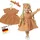 Heless Puppenkleid Karamell (1425)
