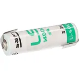 Saft Lithium 3,6V Batterie LS14500 AA-Zelle Lötfahne Z-Form