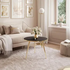 lookway Soleil Gold Schwarz Marmor 50 x 47 x 50 cm