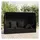 vidaXL Outdoor Loungebett schwarz 319569