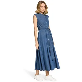 Cartoon Jeanskleid Midi Blau 40