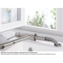 Villeroy & Boch Como Shower Window edelstahl massiv 925800LC