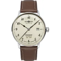 Zeppelin Automatikuhr für Herren Hindenburg LZ129 Braun/Beige