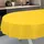 ANRO Wachstuch-Tischdecke abwaschbar Oval 240 x 140 cm Gelb