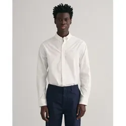 Gant für Herren. 3000300 Pinpoint Oxford Regular Fit Hemd weiß (XXL), Lässig, Baumwolle, Langarm