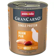Animonda GranCarno Hundenassfutter Adult Single Protein getreidefrei 800 g Huhn