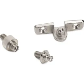 Emuca Kolbendurchmesser 12 Thin Mit Haken Für Falttüren Silber Silber One Size