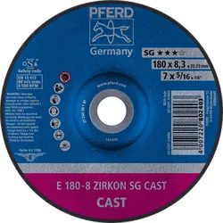 PFERD Tools Schruppscheibe E ZIRKON Speziallinie SGP CAST für Guss - 62217747